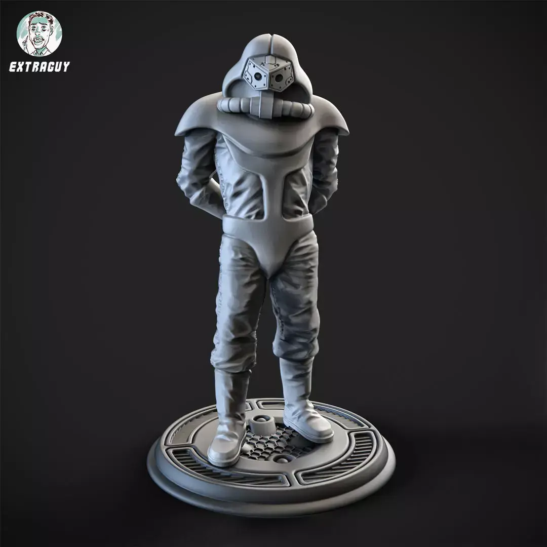 Pilot for Blubbery Robot 100mm and 32mm 3D print model