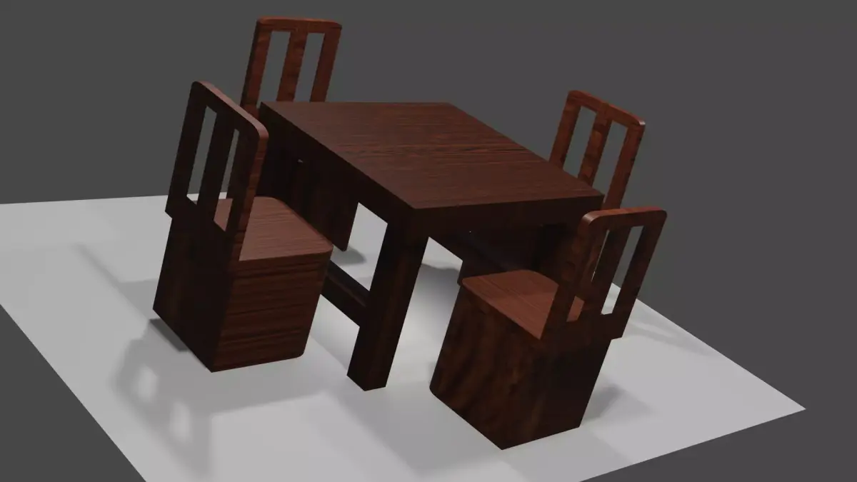 training table 3d model Free 3D model