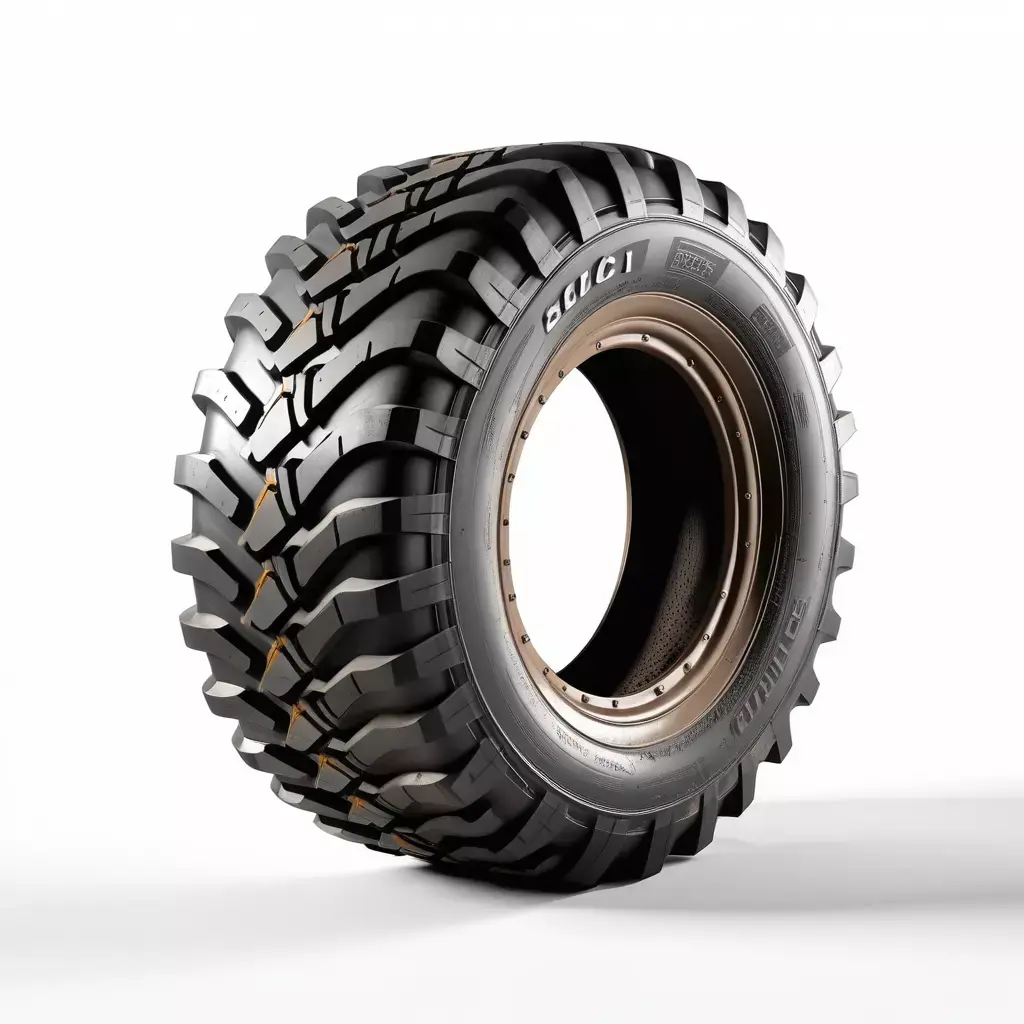 Heavy Duty OffRoad Tire  Rim 3D model