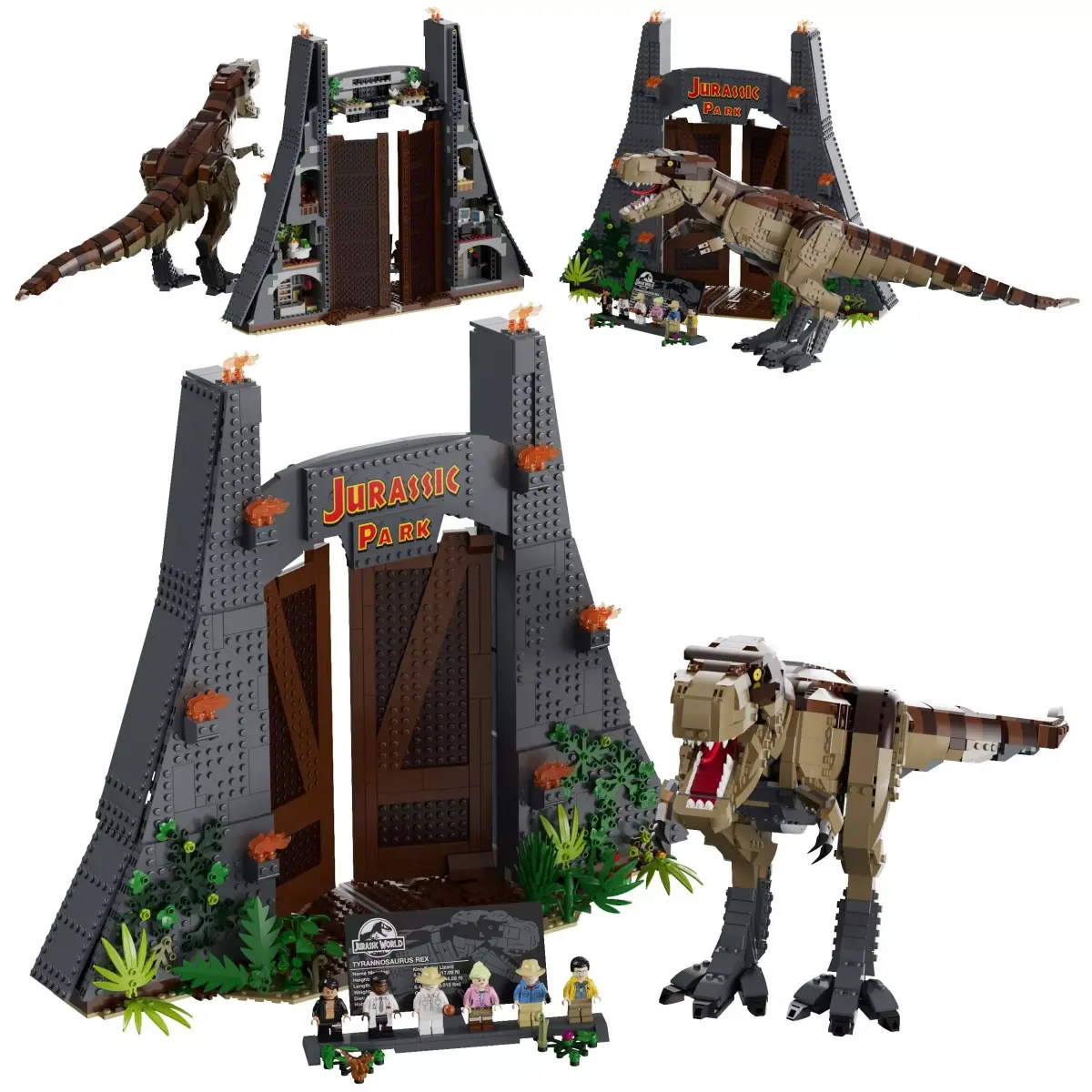 Lego - 75936 Jurassic Park T rex Rampage 3D model