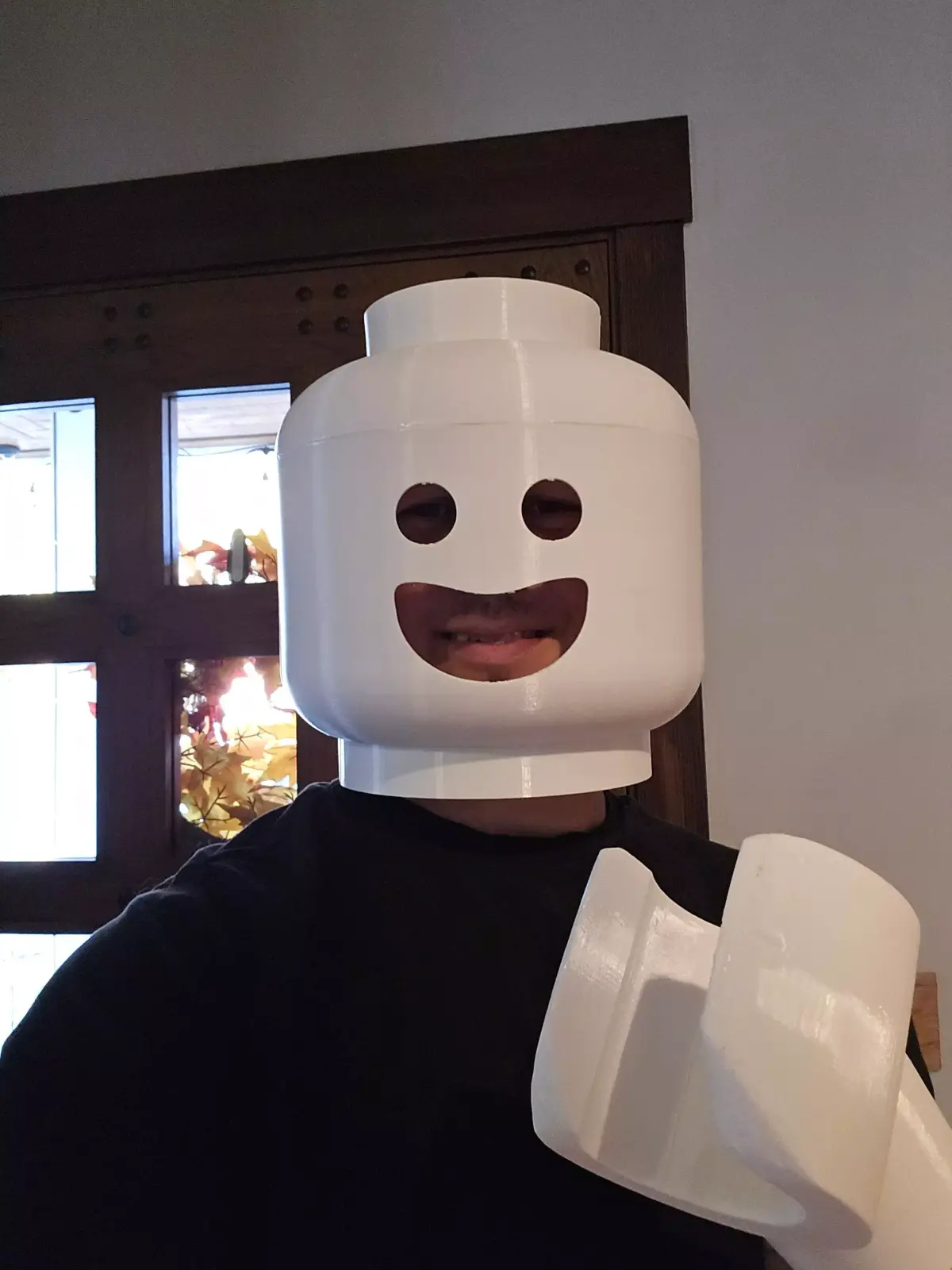 Lego Minifigure Head Helmet  3D print model
