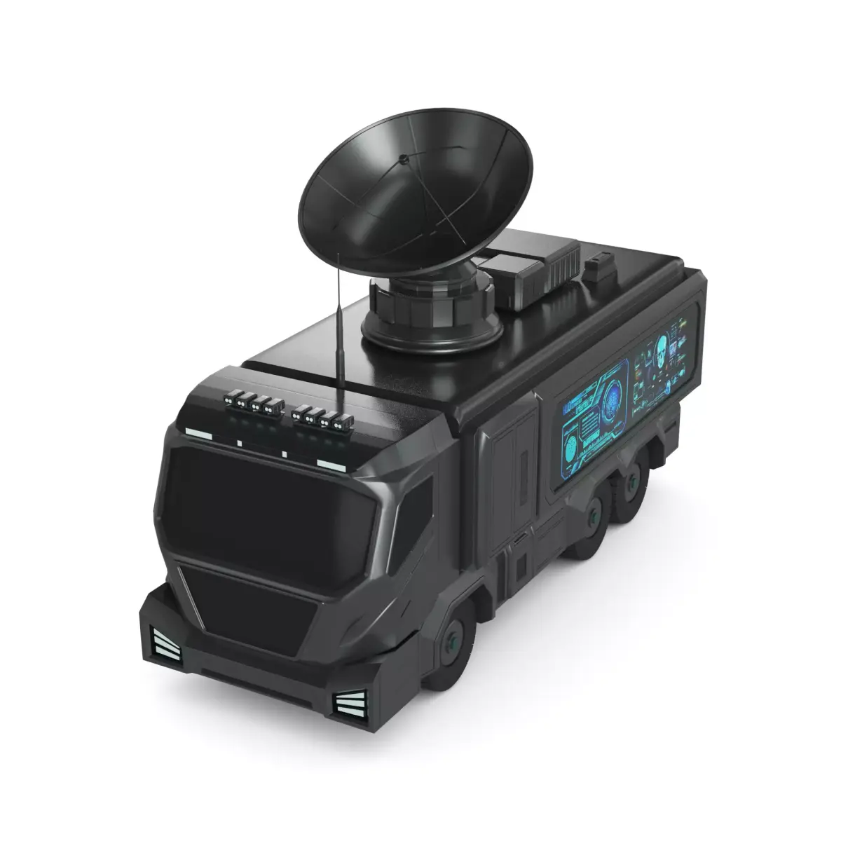 Mobile Command Center 3D model 2