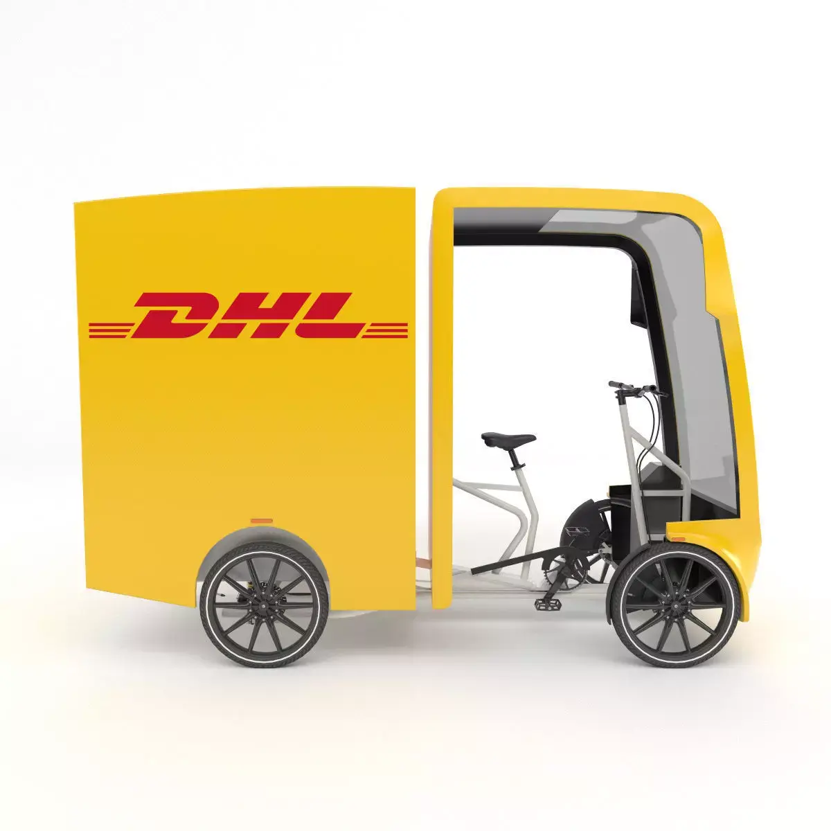 DHL Cargo bike 3D model purchase