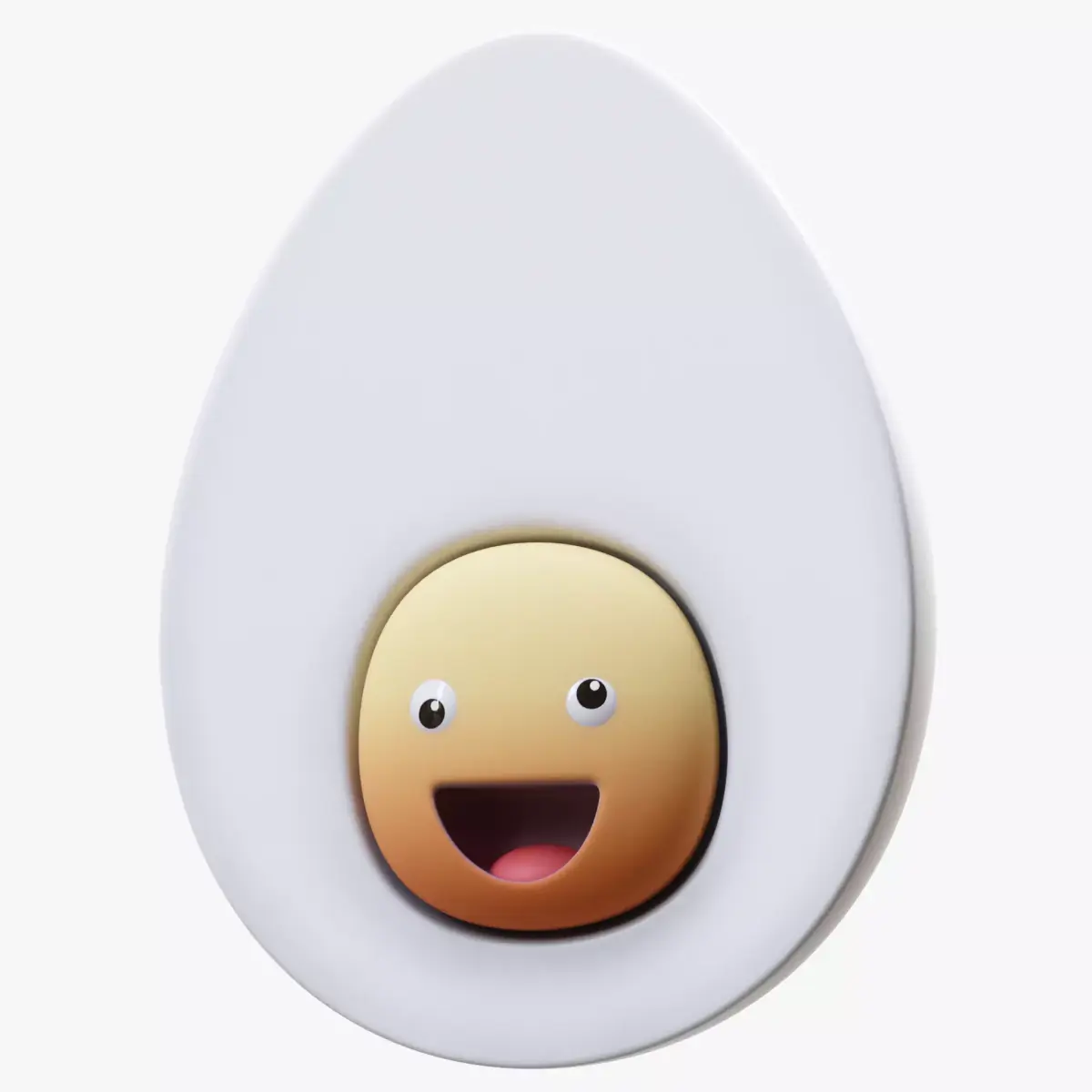  Stylized Egg 3D model