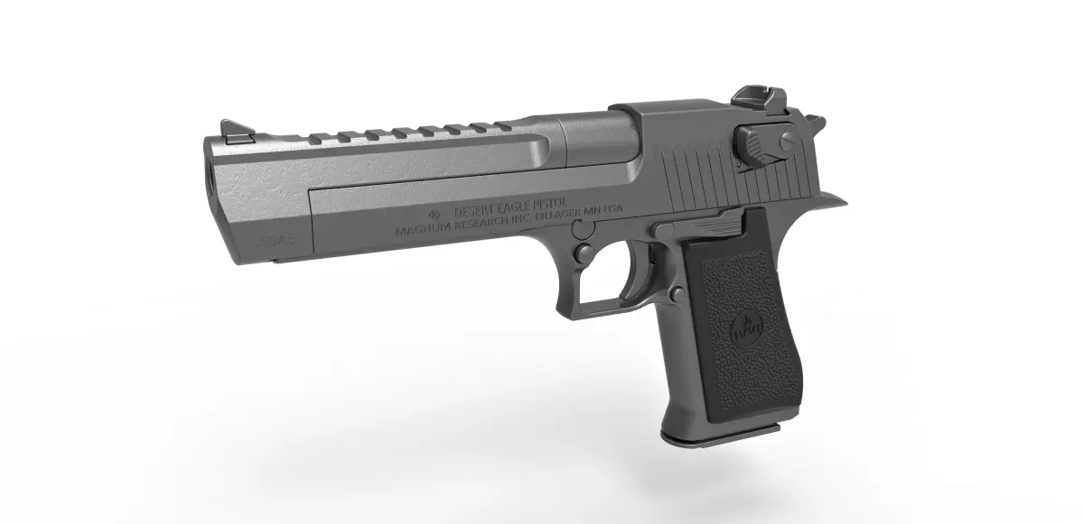 Desert Eagle from the movie Deadpool 2016 3D model