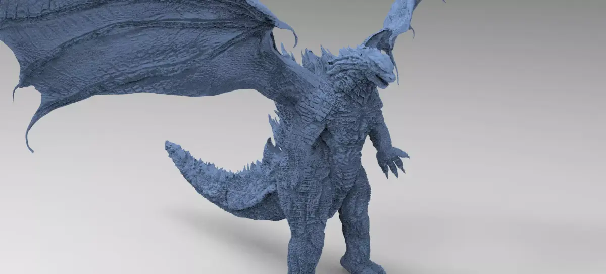 Drake God Lizard 1  3D model