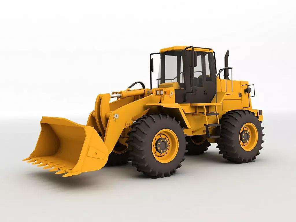 Wheel Loader 3D model 11