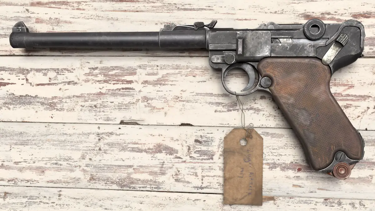Luger P08 Low-poly 3D model buy