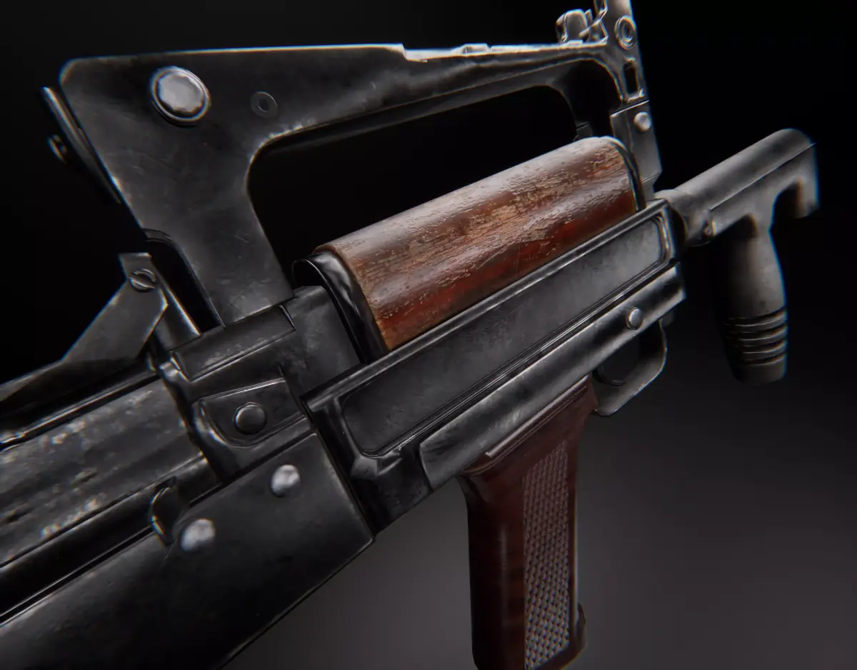 AAA GROZA Game Ready PBR Low-poly 3D model