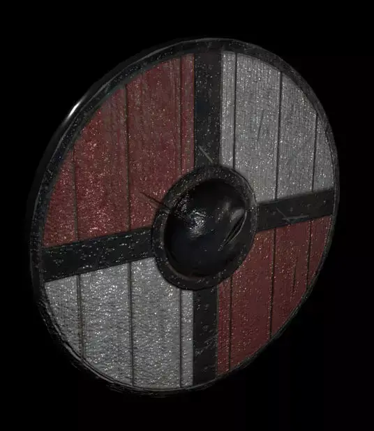Barbarian Shield 3D model