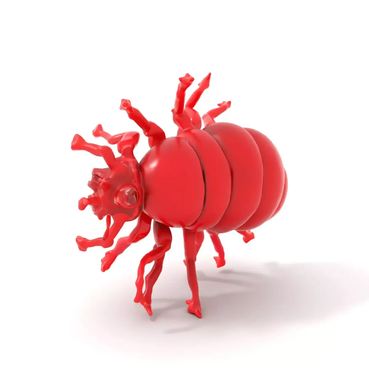 Scarlet Insectoid model pack Low-poly 3D model