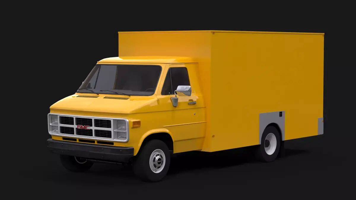 GMC Vandura Box Van 3D model