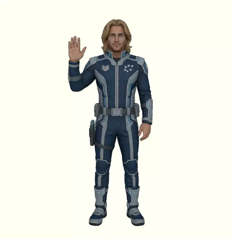 Pleiadian Envoy- Sci-Fi Contact Figure 3D print model