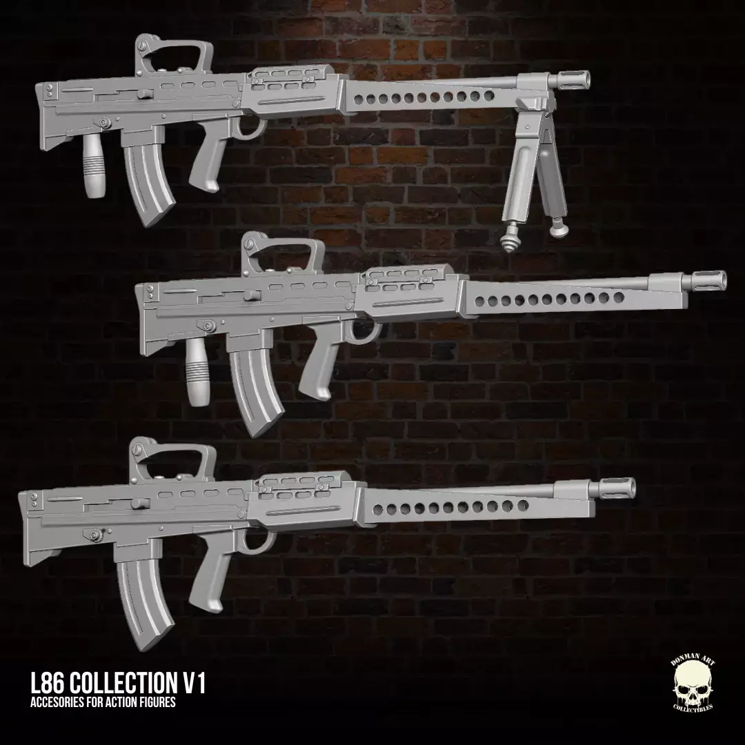L86 V2 Collection STL Files for Action Figures 3D print model