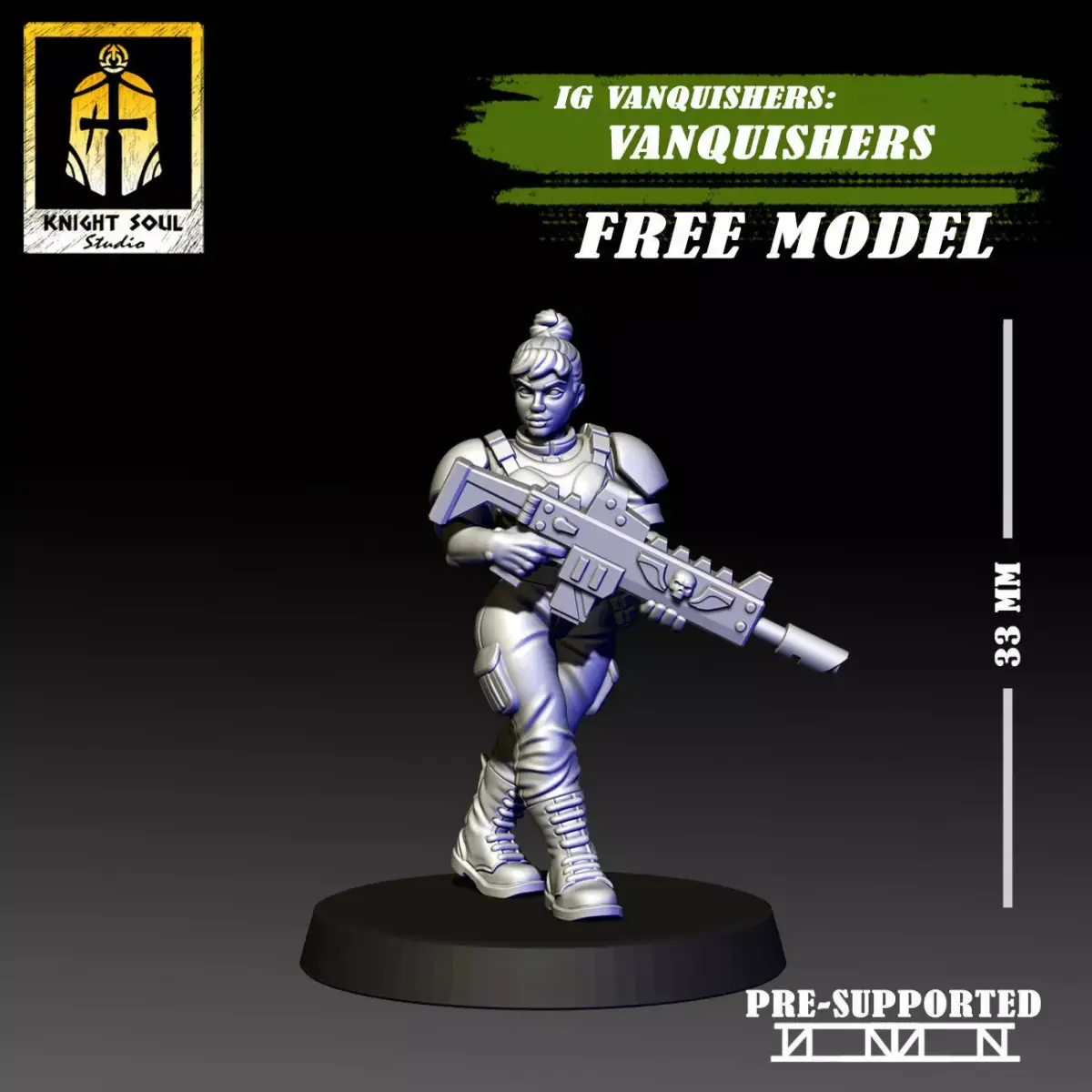 Vanquishers Shock Troops Free Model Free 3D print model