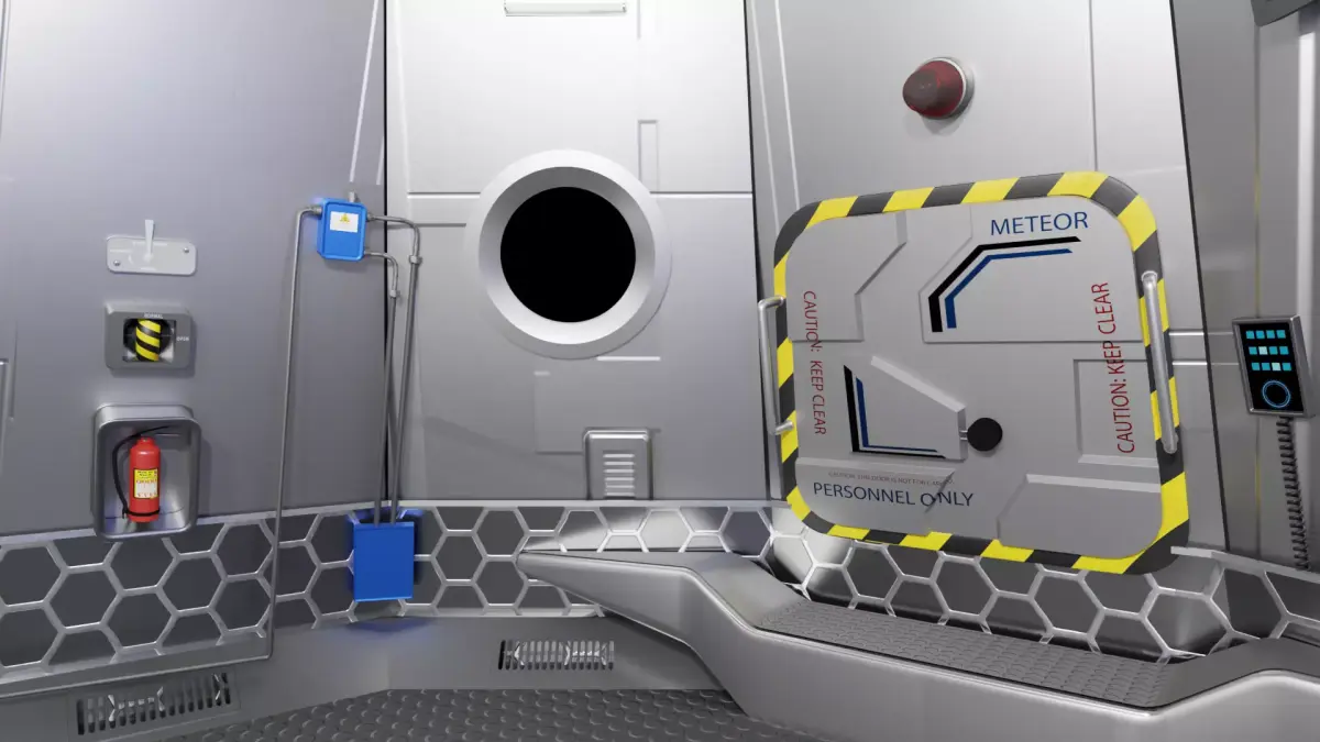Sci-fi Space Pod 3D model