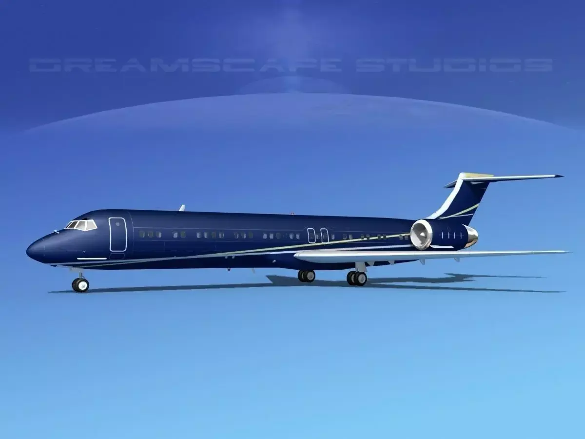 McDonnell Douglas MD-87 Corporate 3 3D model
