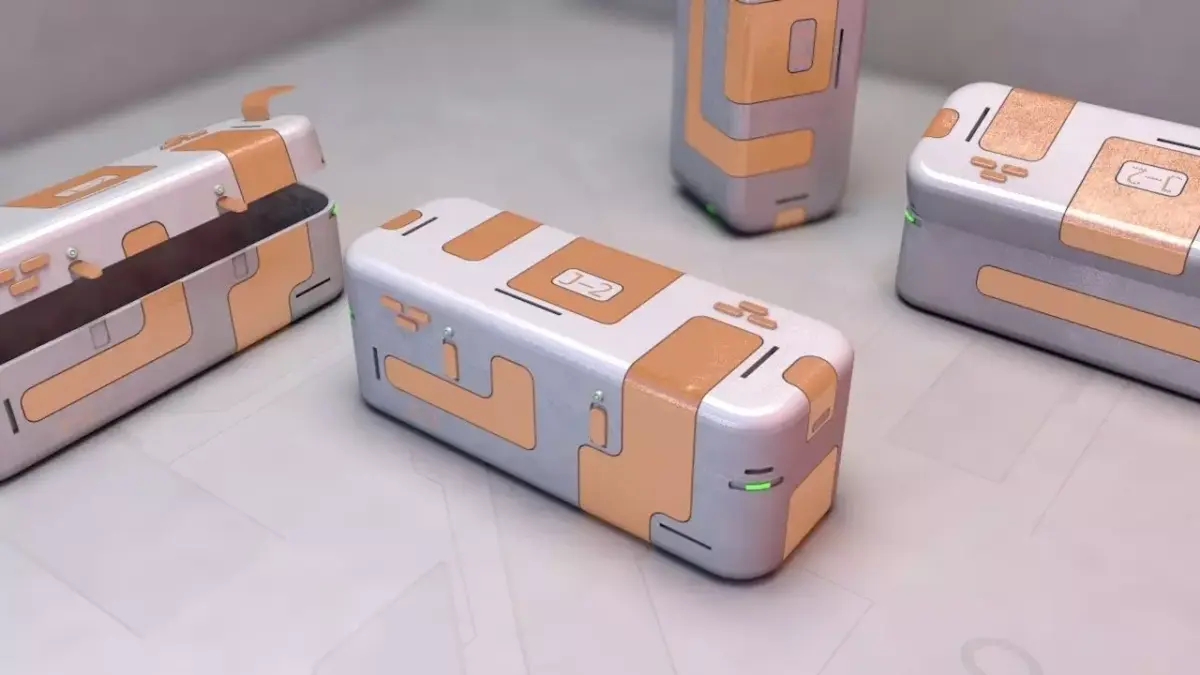 sci-fi box 3D model buy