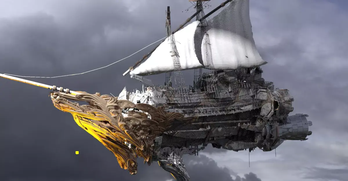 Dungeon Master Airship 3D model