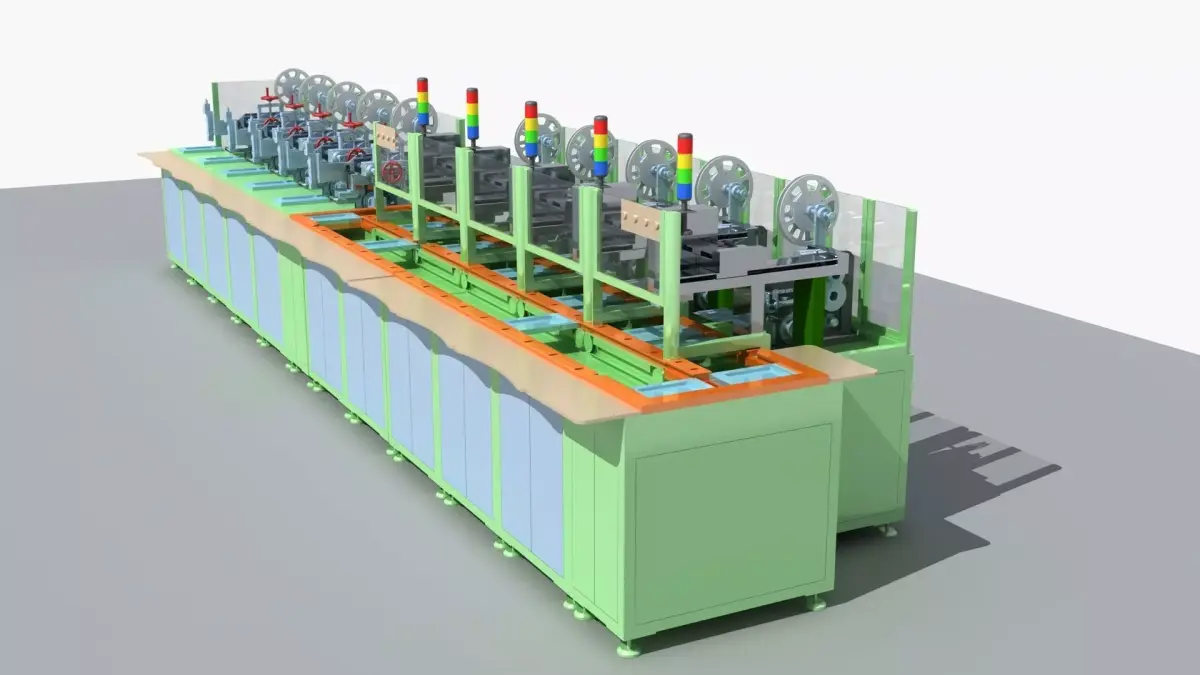 Industrial Equipment 29 - Automatic Labeling Production  3D model