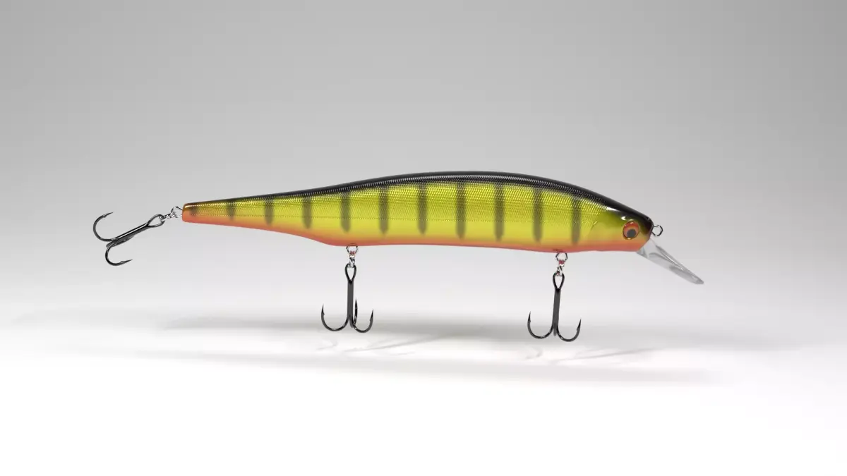 Crankbait fishing lure  3D model purchase