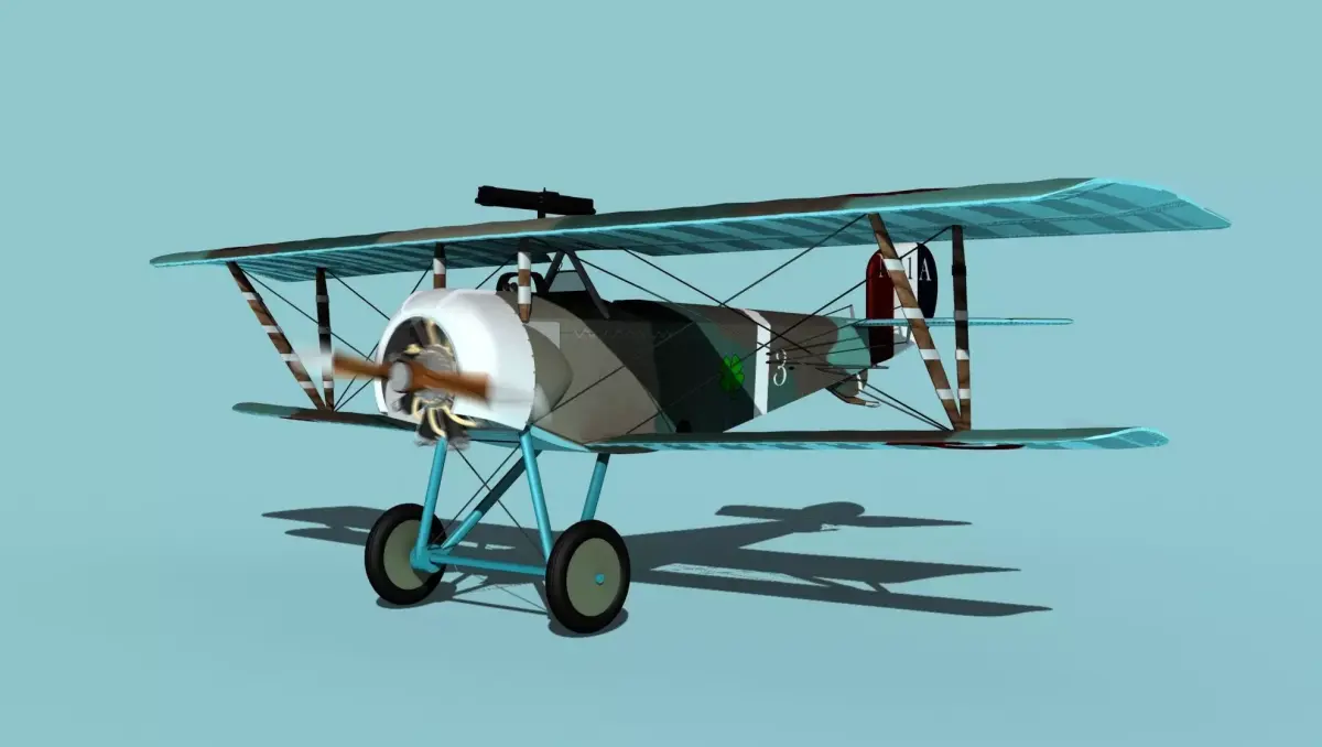 Nieuport 11 VHP V04 3D model