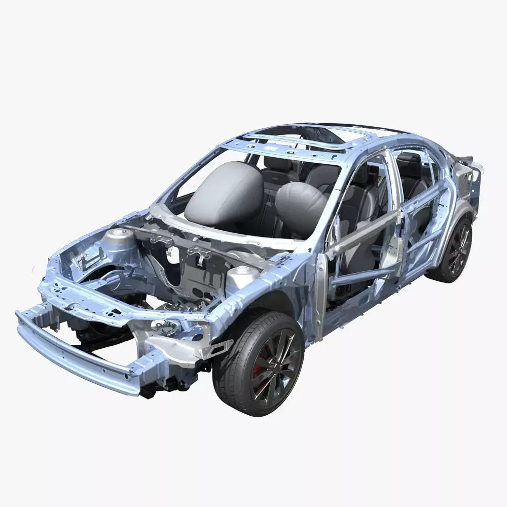 Car Frame 02 3D model purchase