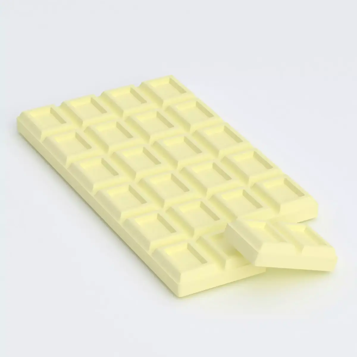 chocolate bar white 3D model