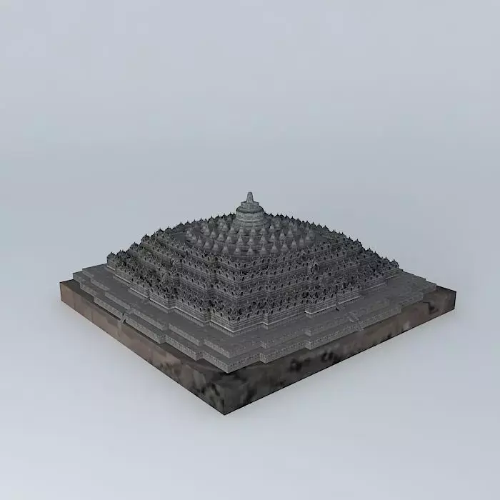 Borobudur Temple 3D model