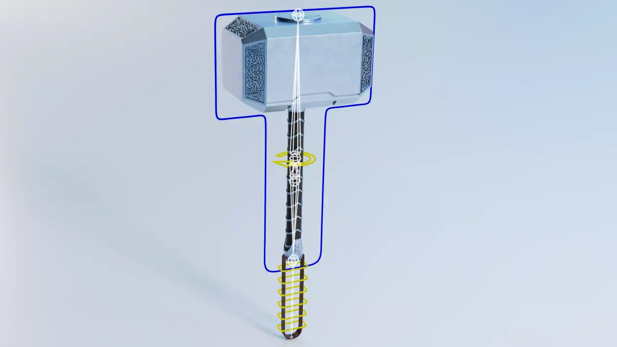 Thors Hammer 3D model