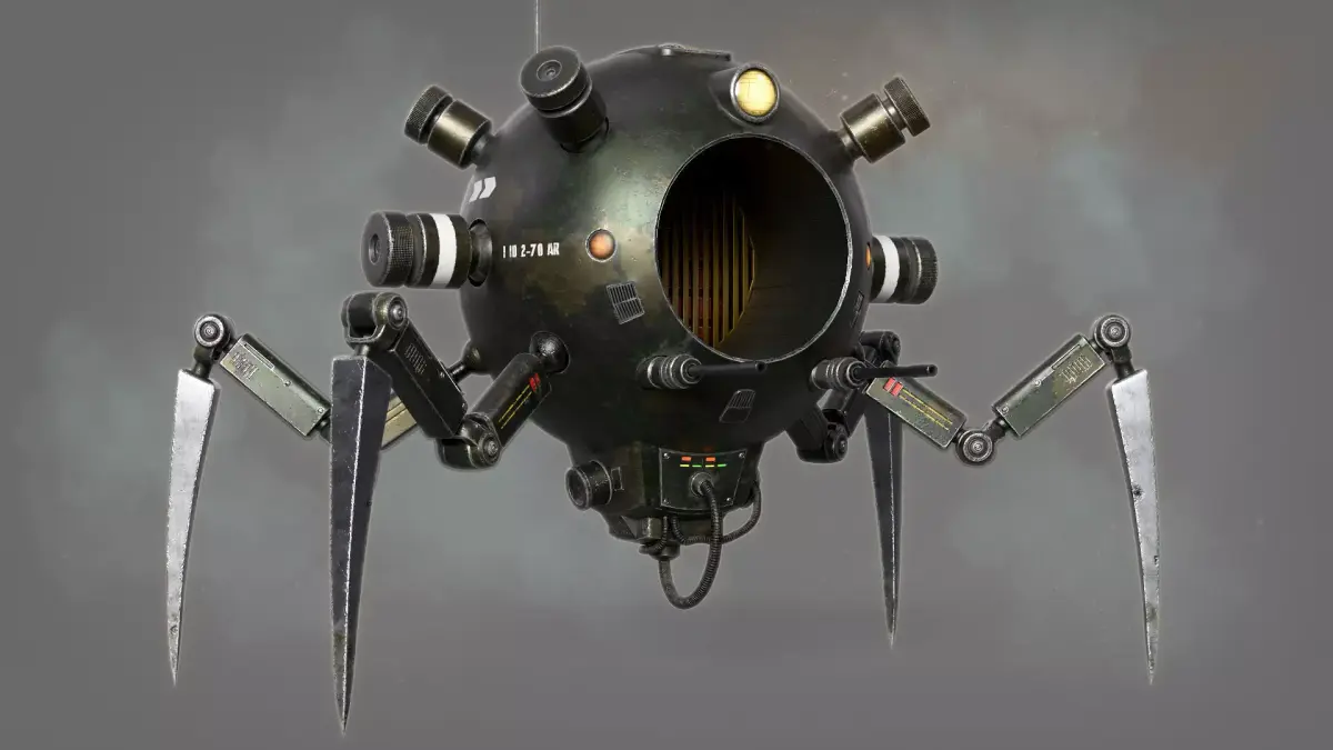 Spider droid 3D model