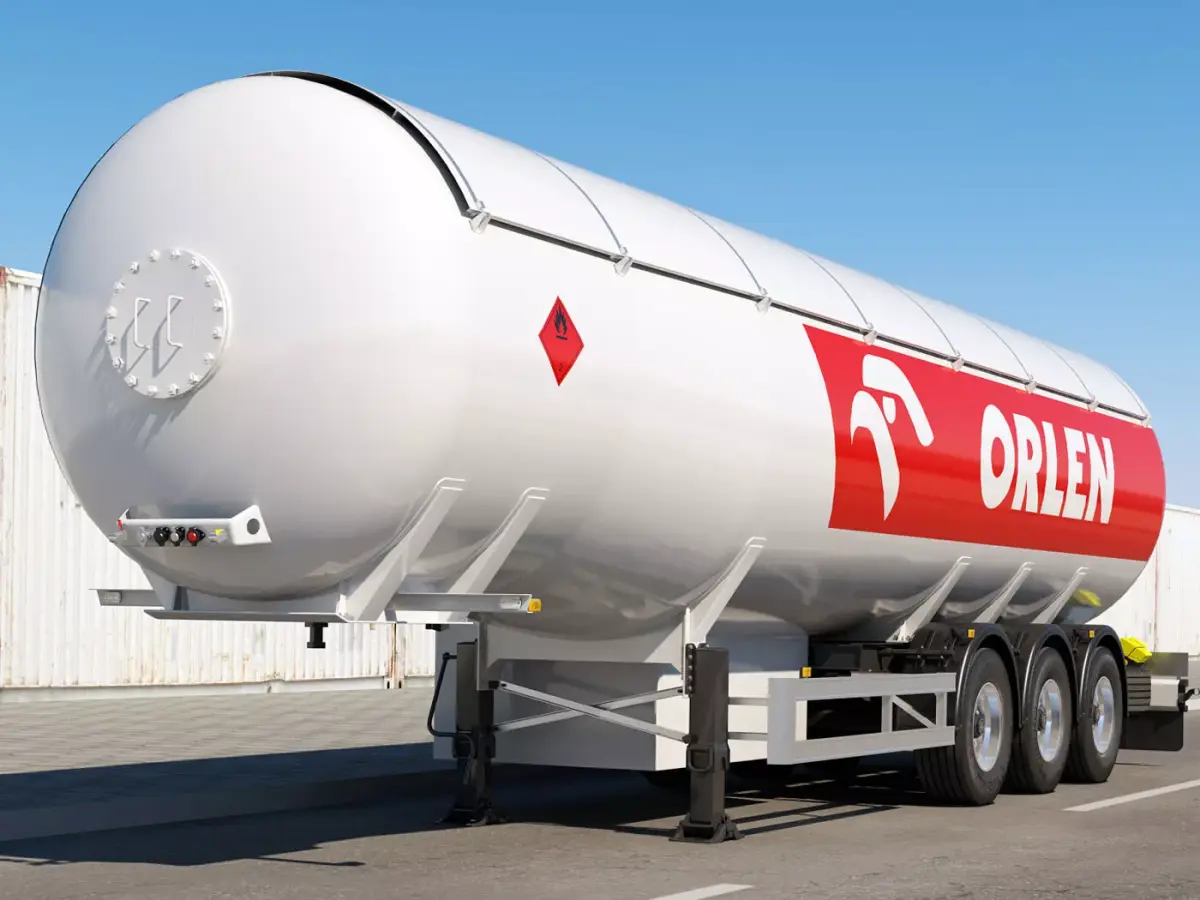 LNG Trailer 3D model