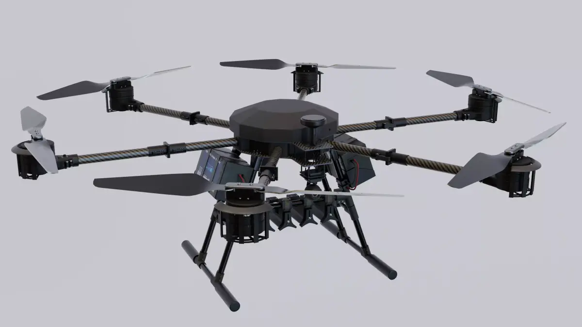 Vampire Drone known as Baba Yaga 3D model