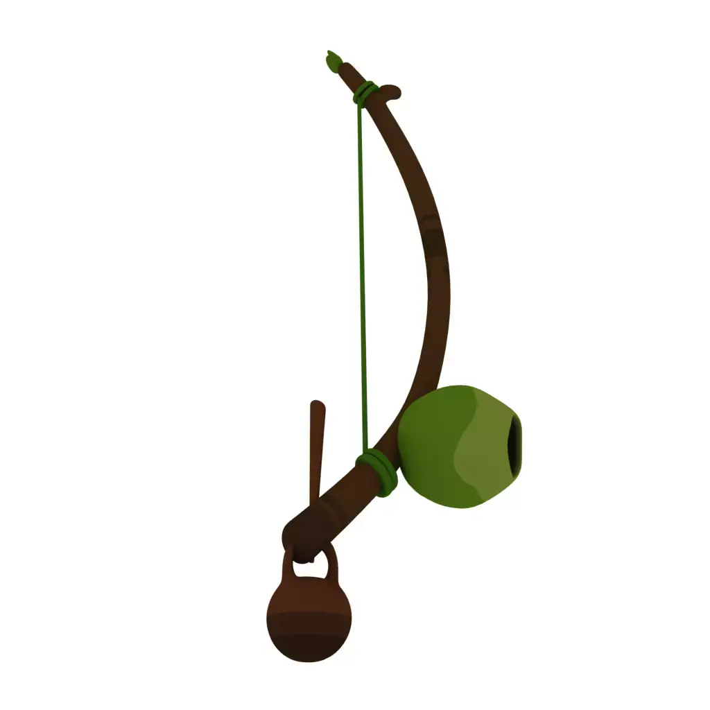 Fishing rod 3D model 2