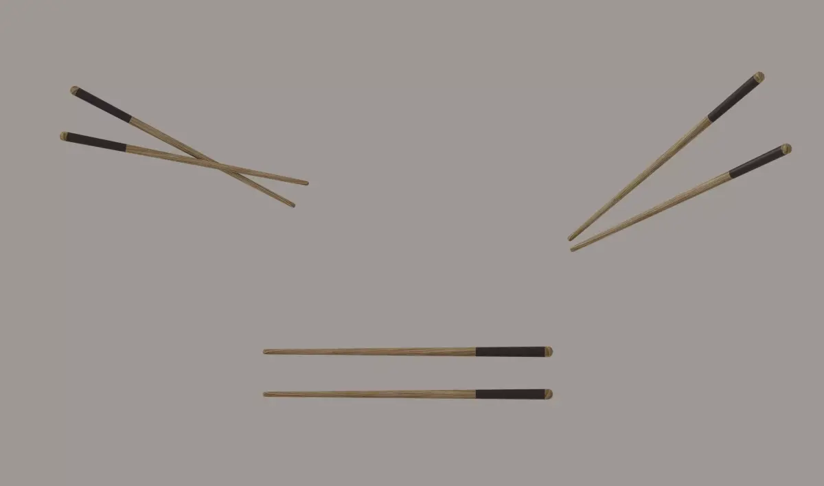 Chopsticks 3D model