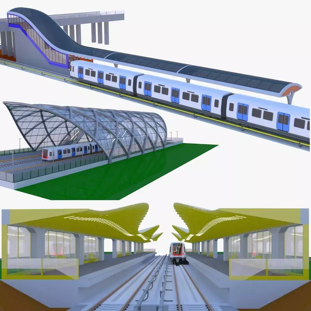 Stockholm metro stations III 3D Model Pack purchase