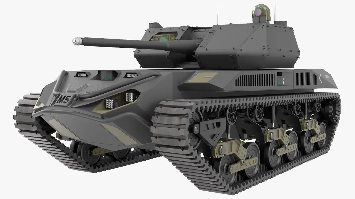 Ripsaw M5 Electric Tank 3D model purchase