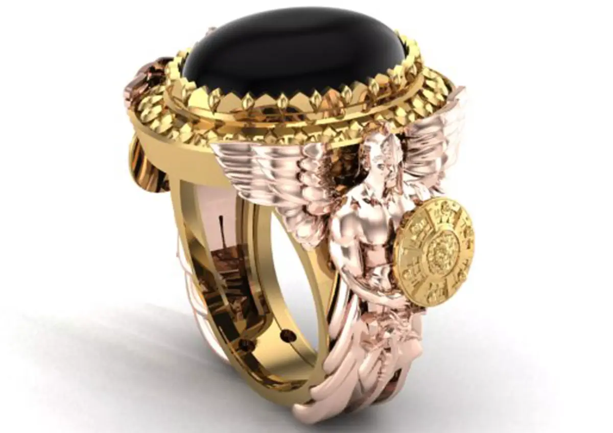 warrior ring 3D print model