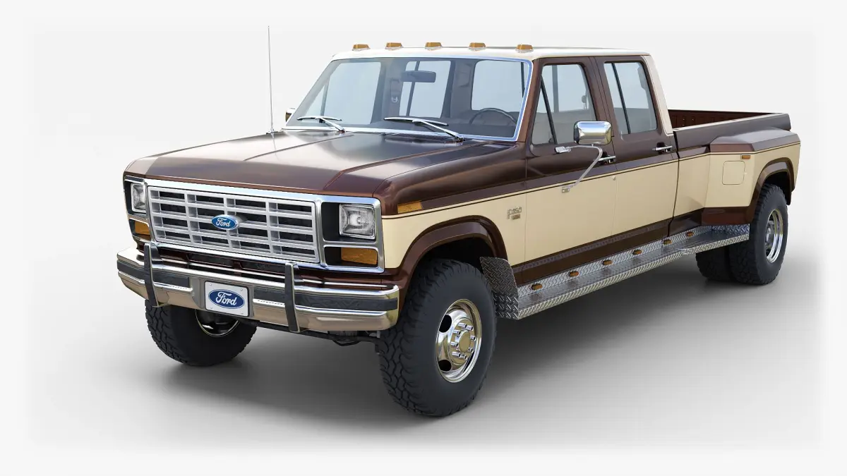 1986 Ford F-350 Crewcab Dually 3D model