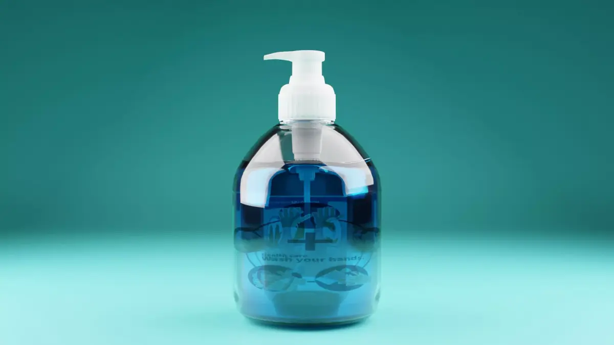 Low poly Hand-gel Low-poly 3D model