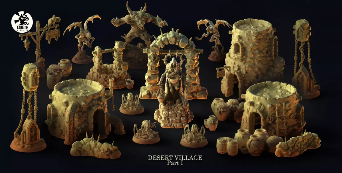 Desert Village Adventure Set Part I 3D print model