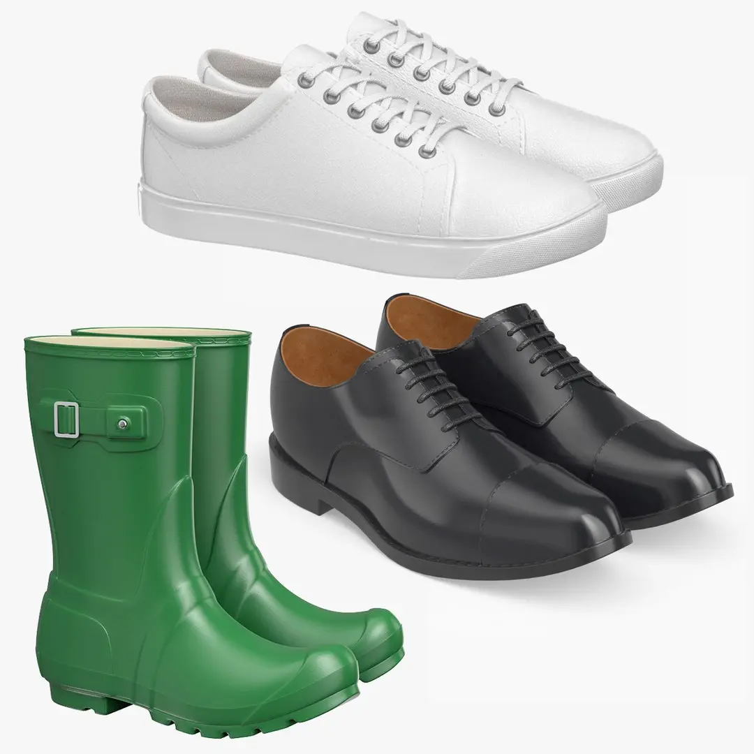 Shoes collection 3D model