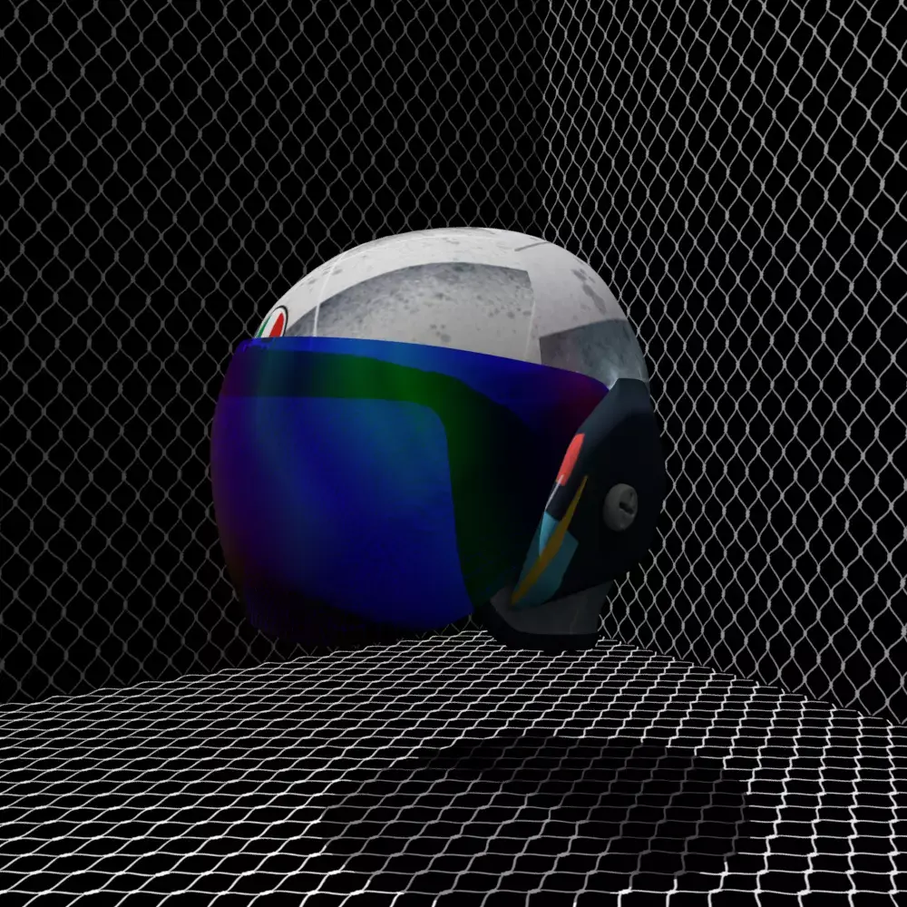 Helmet SNI Low-poly 3D model