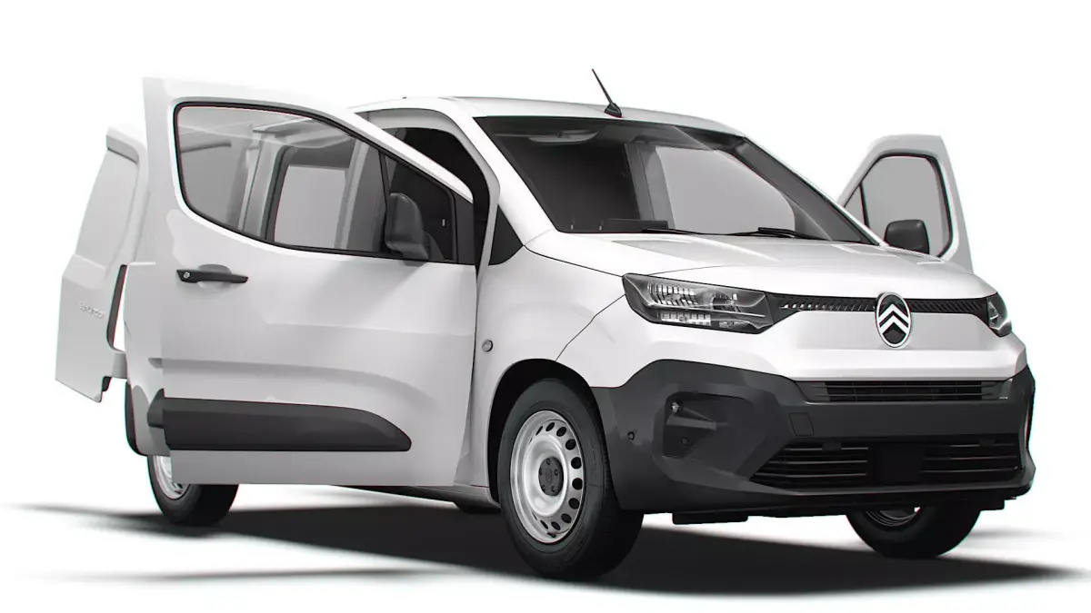 Citroen Berlingo LWB Van HQ Interior 2024 3D model