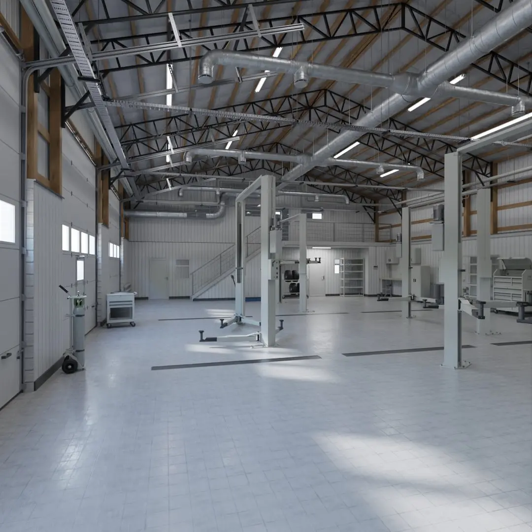 Car Repair Service 3D model