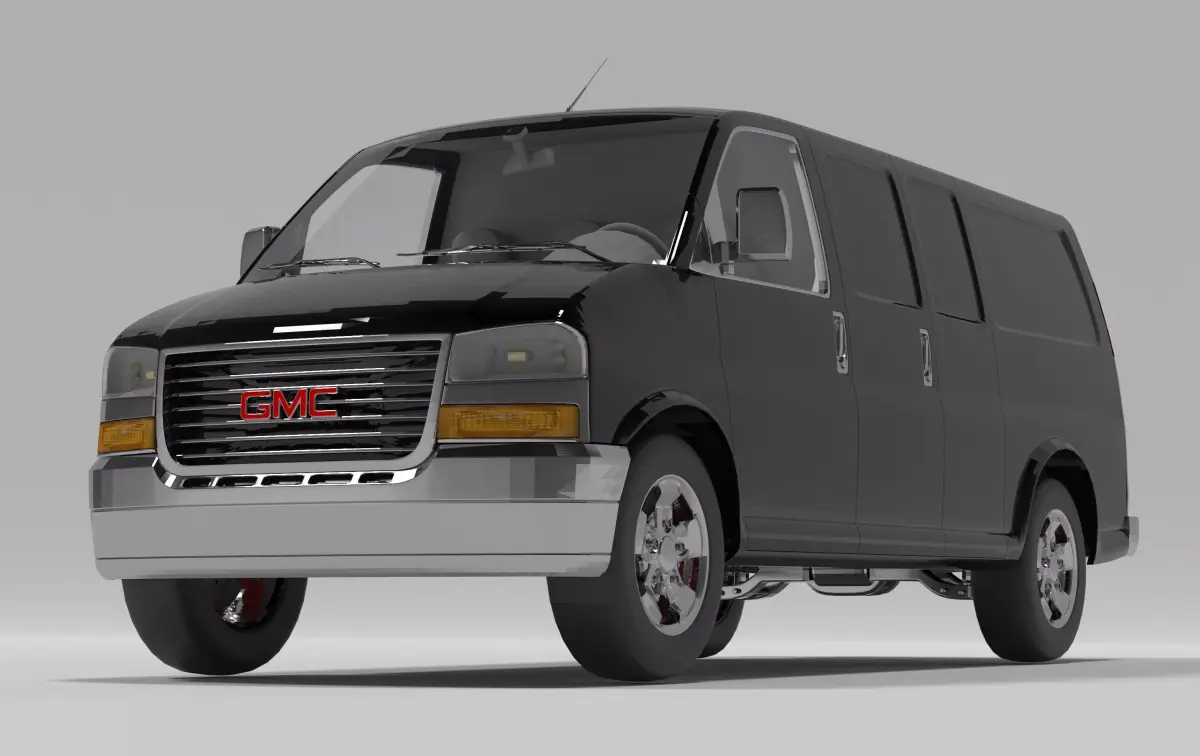 GMC Furgao 3D model
