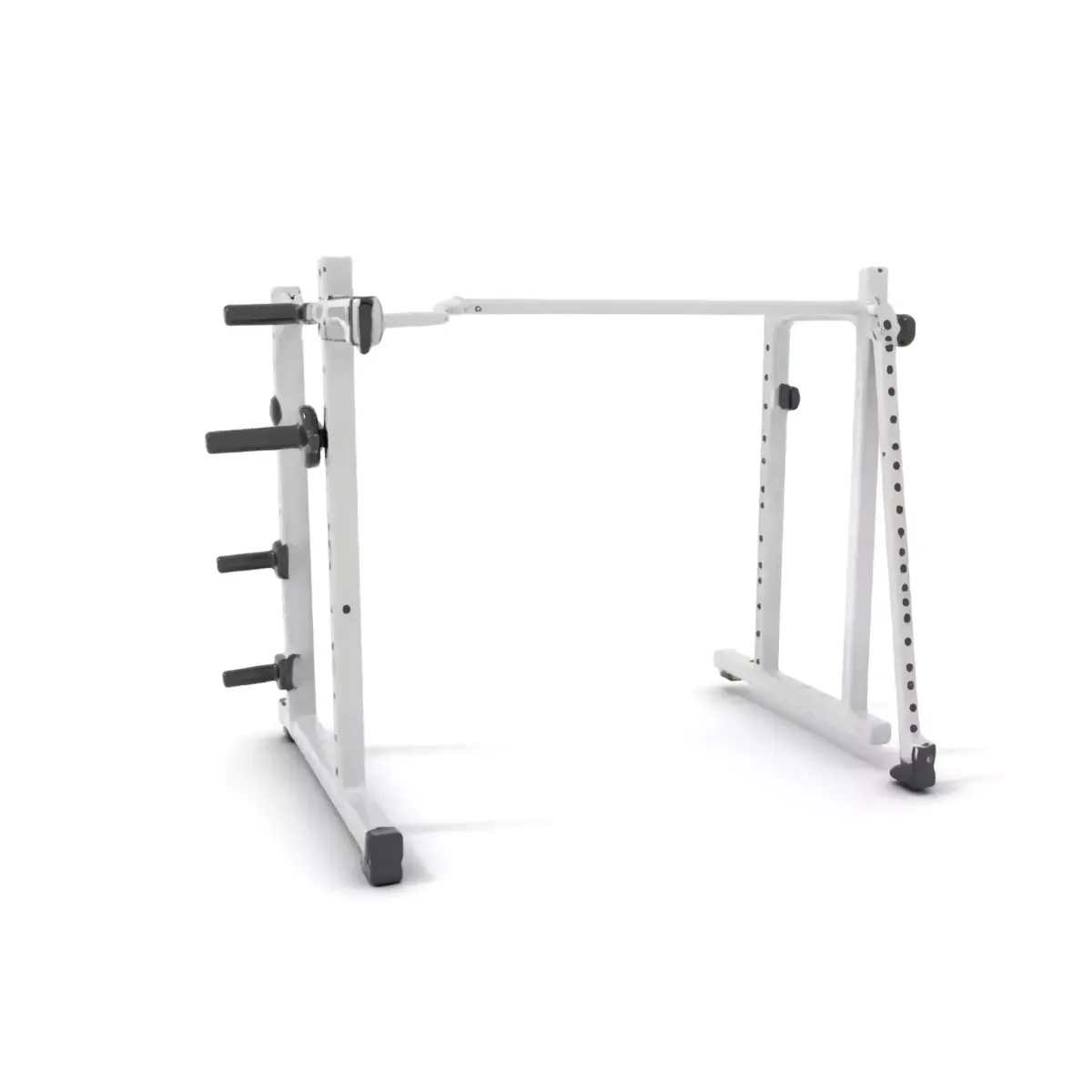 Silver Power Rack model pack Low-poly 3D model