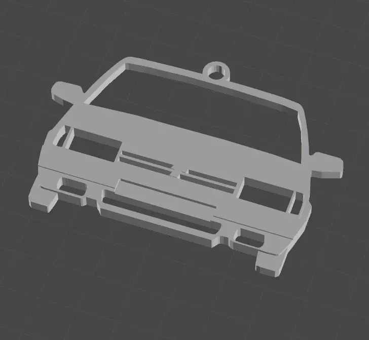 Tofas Dogan mirror ornament - Key chain 3D print model