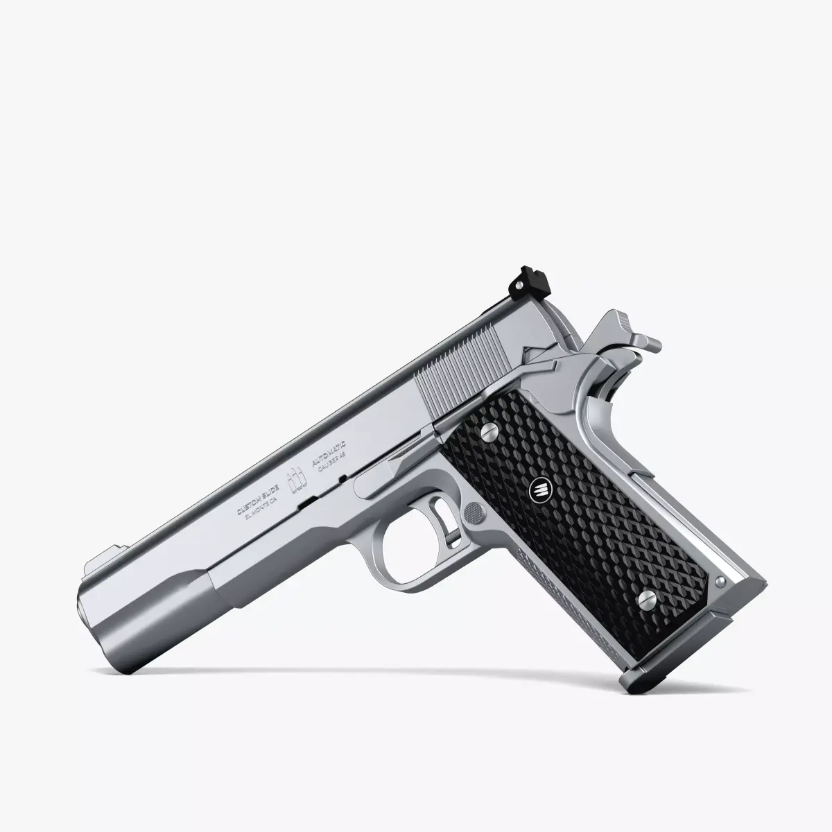 AMT Hardballer Low-poly 3D model