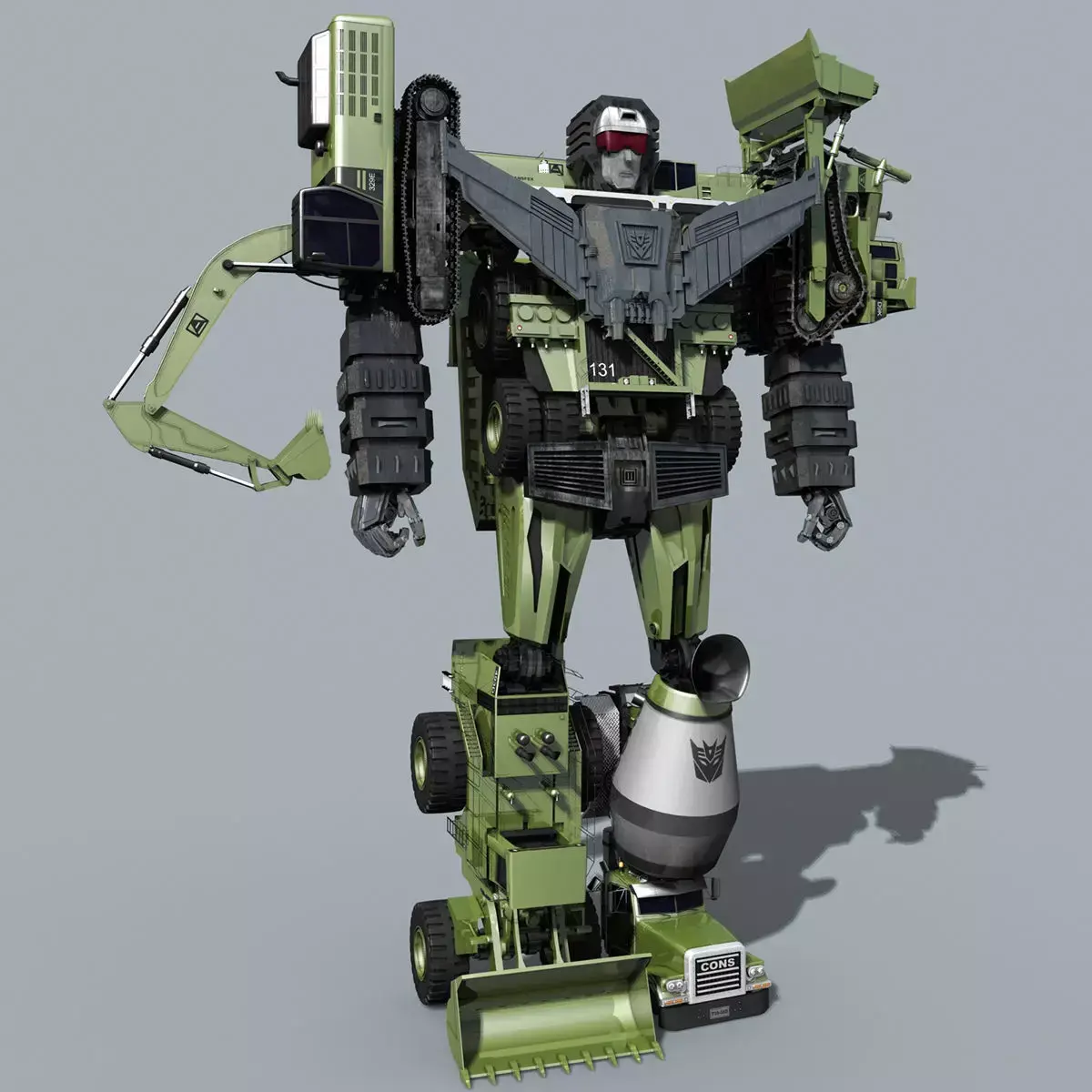 G1 DEVASTATOR - Fully Animated 3D model